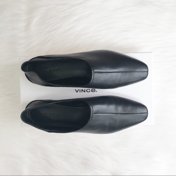 VINCE Branine Ballet Loafer Flats in Black - Picture 2 of 9